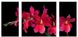 Керамічна панель Триптих – орхідея 1 (300Х600+600х600+300Х600) Загальне споживання 740 Вт до 24 м2 kp57 фото 1