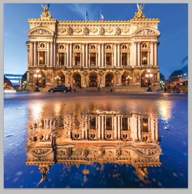 Керамічна панель Опера Гарньє - театр у Парижі (600х600). 380 Вт до 12 м2 kp52 фото